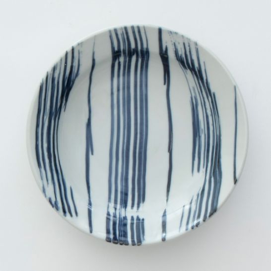 春山製陶の丸皿刷毛